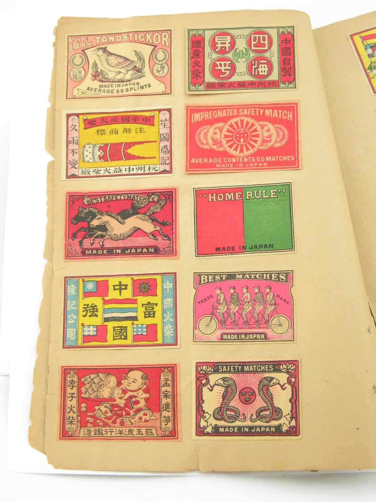 Seocom - Japanese Matchbox Label Album